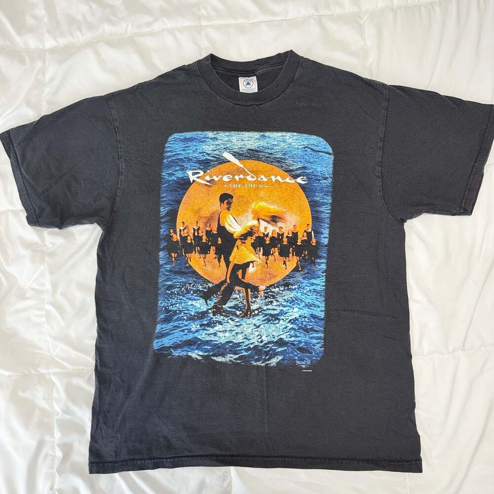 Vintage 1996 Riverdance The Show T-Shirt XL Black Delta